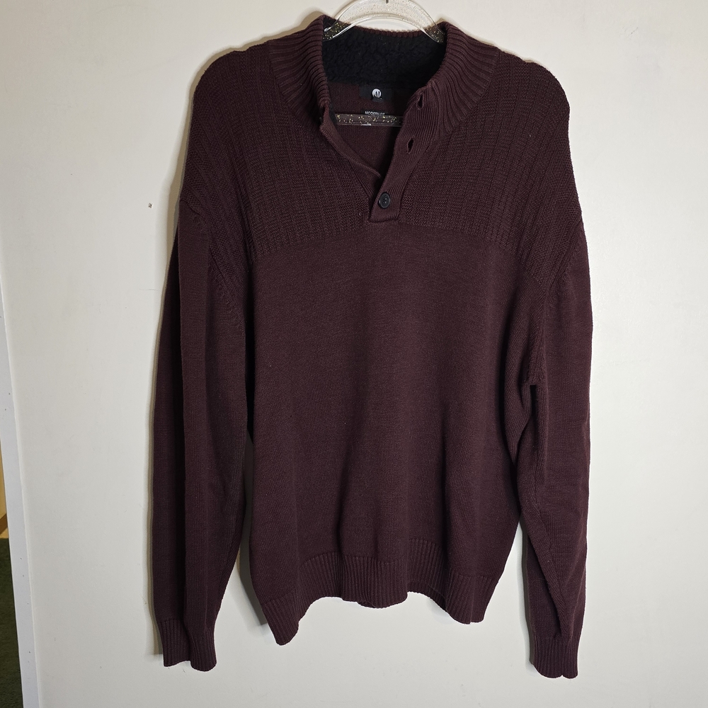 Men's Burgundy Sweater